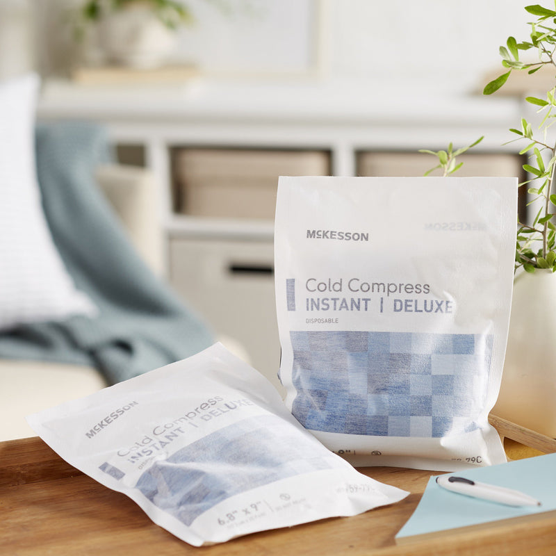 McKesson Deluxe General Purpose Soft Cloth Disposable Instant Cold Pack, 6-4/5 x 9 Inch