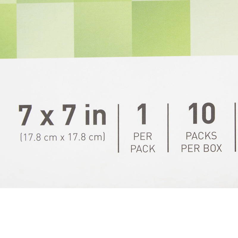 McKesson Silicone Gel Adhesive without Border Silicone Foam Dressing, 7 x 7 Inch Sacral