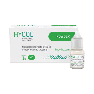 Hycol® Collagen Powder Dressing, 10-Gram Bottle, 10 per Box