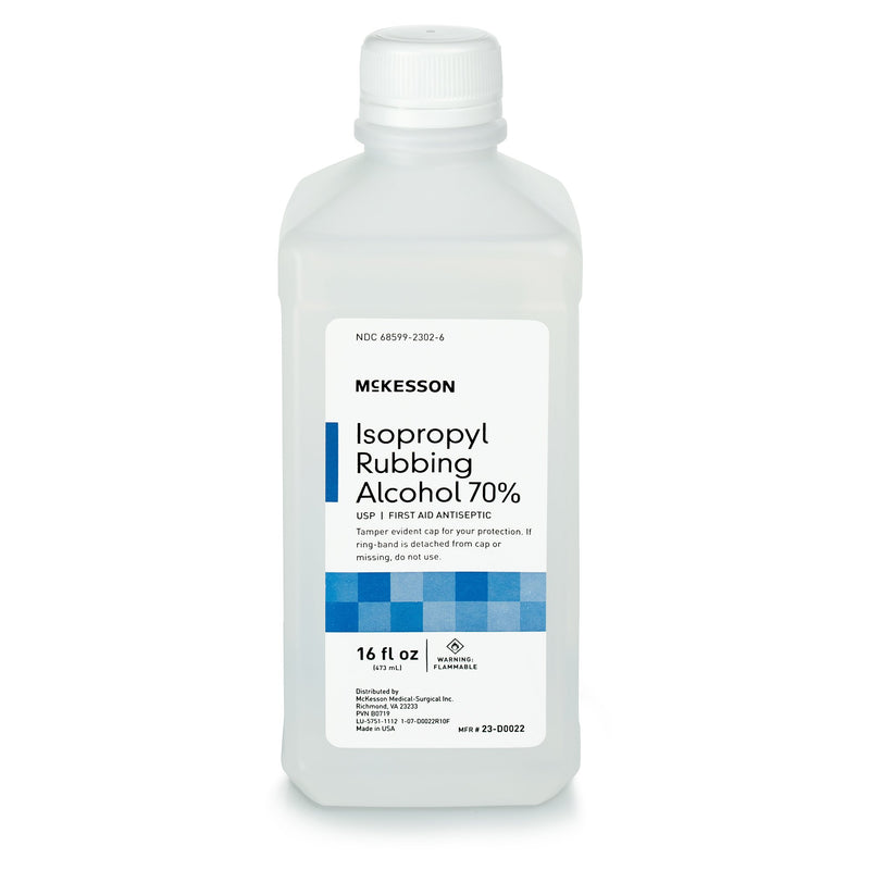 McKesson Isopropyl Alcohol Antiseptic, 16 oz. Bottle