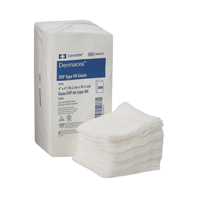 Dermacea™ NonSterile USP Type VII Gauze Sponge, 4 x 4 Inch