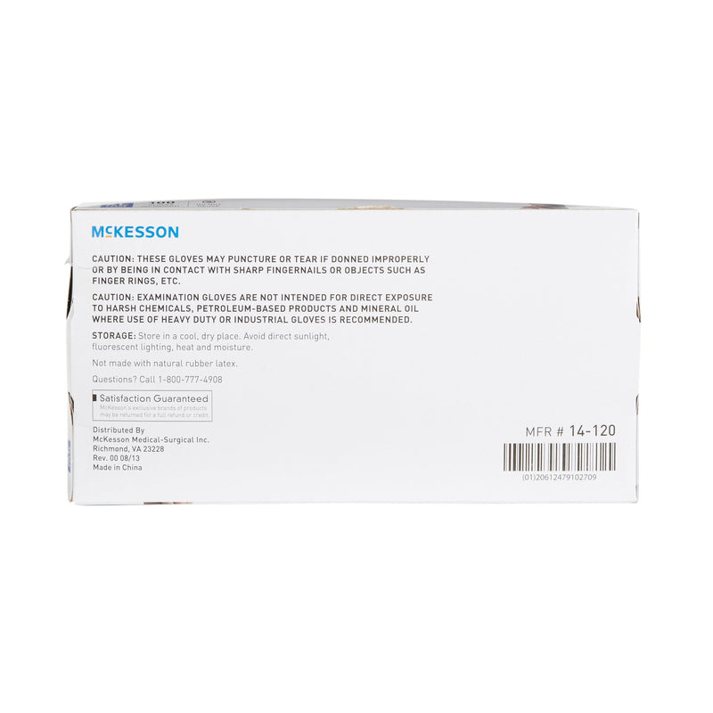 McKesson Vinyl Exam Glove, Extra Large, Clear