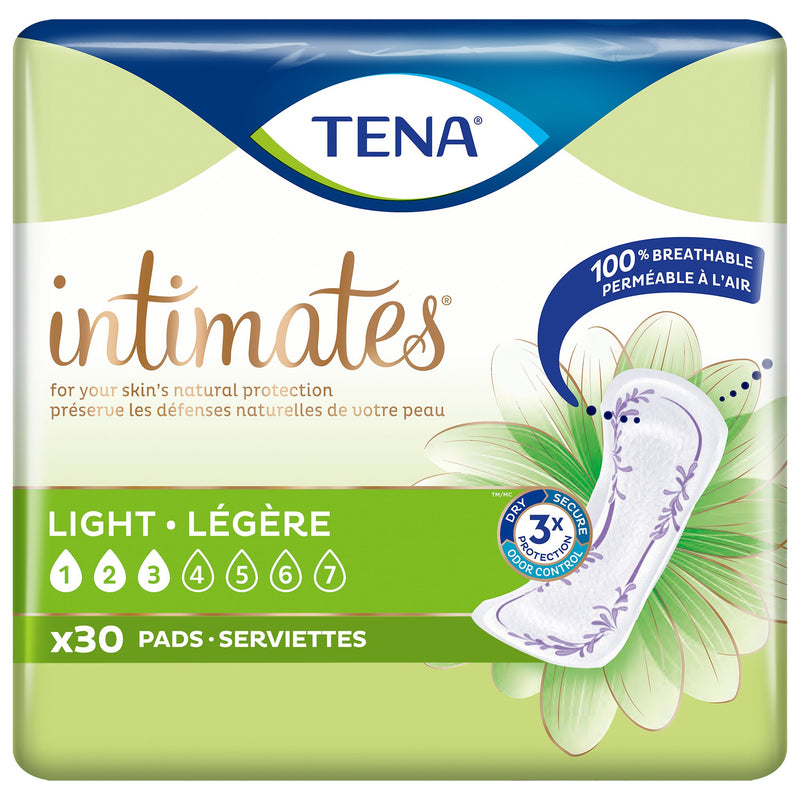 Tena® Intimates™ Ultra Thin Light Pads Regular Bladder Control Pad, 9-Inch Length