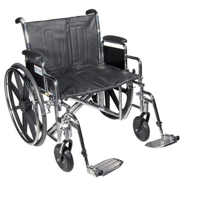 drive™ Sentra EC HD Bariatric Wheelchair, 24 Inch Seat Width
