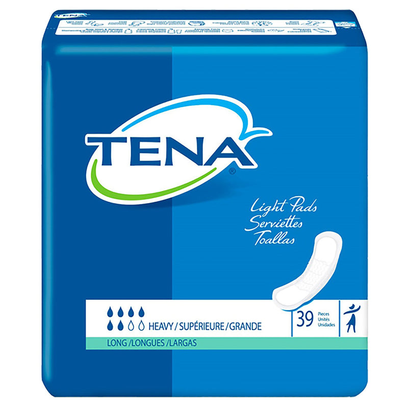 TENA Bladder Control Pads, Heavy Absorbency, Dry-Fast Core, One Size Fits Most, Unisex, 15 Inch Length