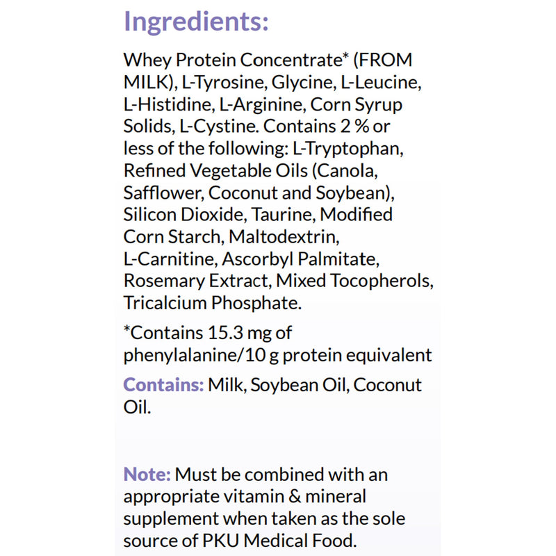 PhenylAde® GMP Mix-In PKU Oral Supplement, 12.5-gram Packet