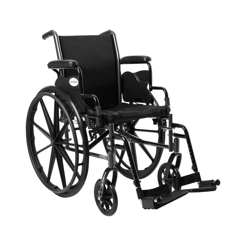 McKesson Lightweight Wheelchair, 16 Inch Seat Width