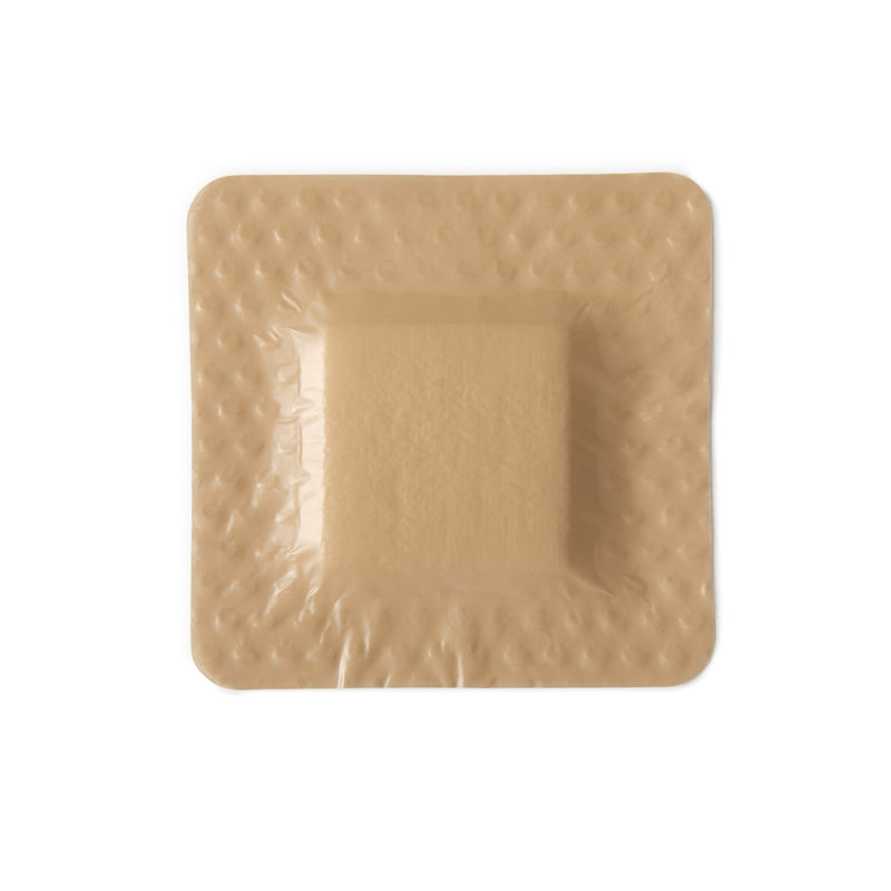 ComfortFoam™ Border Silicone Adhesive with Border Silicone Foam Dressing, 2 x 2 Inch