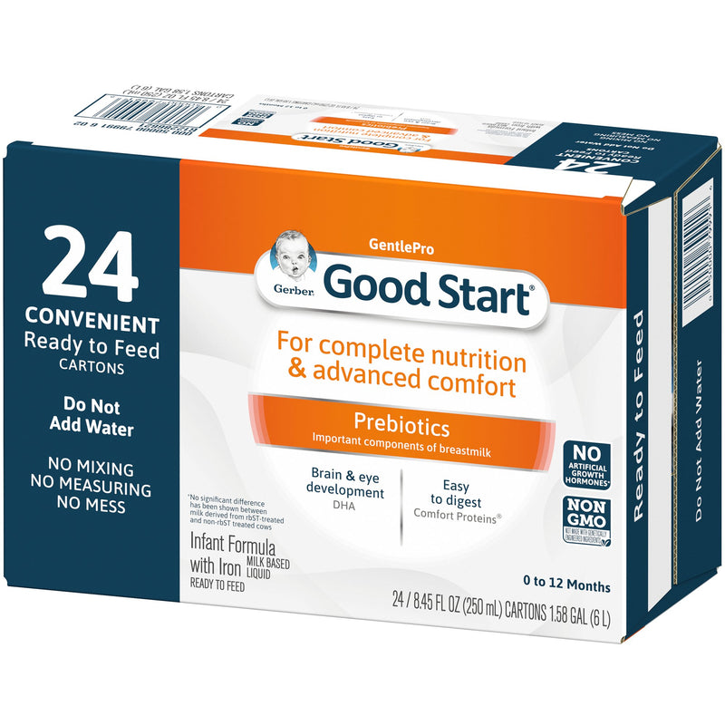 Gerber® Good Start® Gentle NonGMO Ready to Use Infant Formula, 8.45 oz. Tetra-Pak