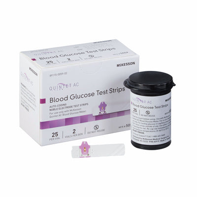 Quintet AC® Blood Glucose Test Strips
