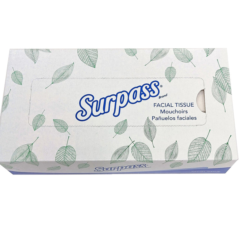 Surpass® Facial Tissue, 100 per Box