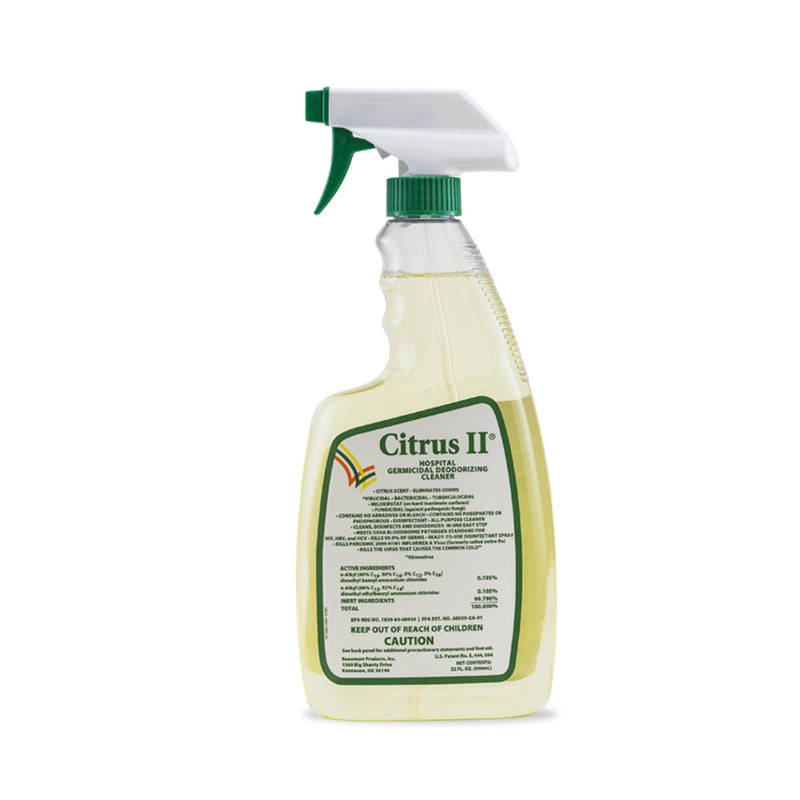 Citrus II® Surface Disinfectant Cleaner, 22 oz Spray Bottle