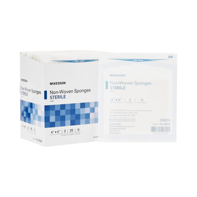 McKesson Sterile Nonwoven Sponge, 4 x 4 Inch