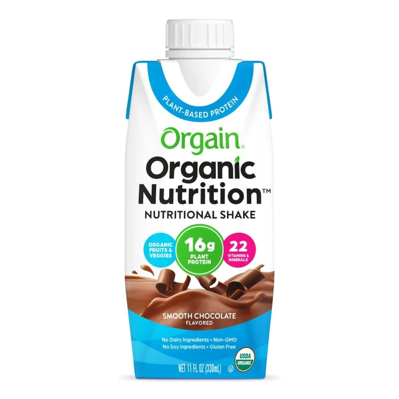 Organic Nutrition™ Vegan Chocolate Oral Protein Supplement, 11 oz. Carton