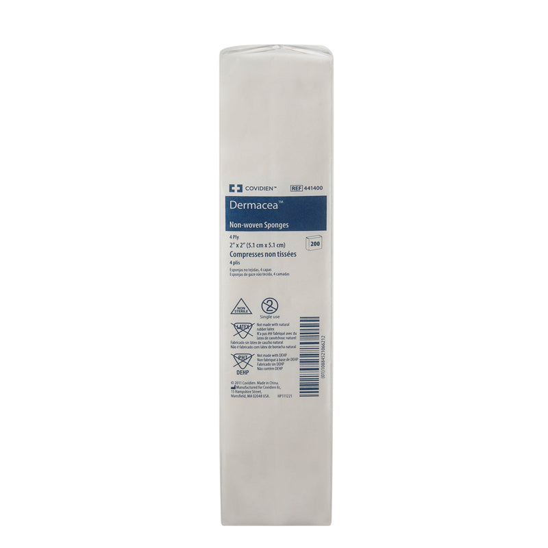 Dermacea™ NonSterile Nonwoven Sponge, 2 x 2 Inch