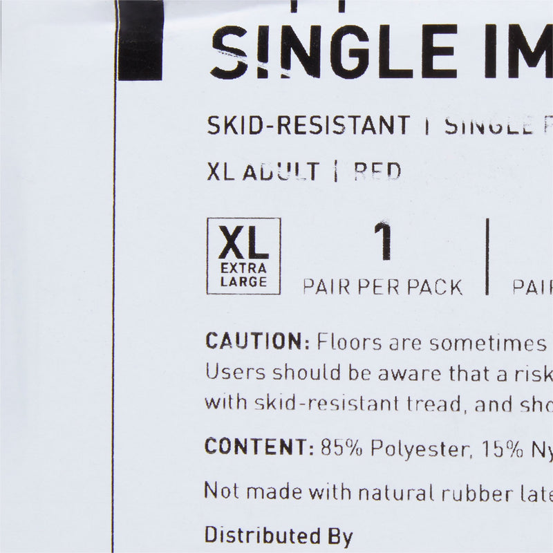 McKesson Terries™ Adult Slipper Socks, X-Large