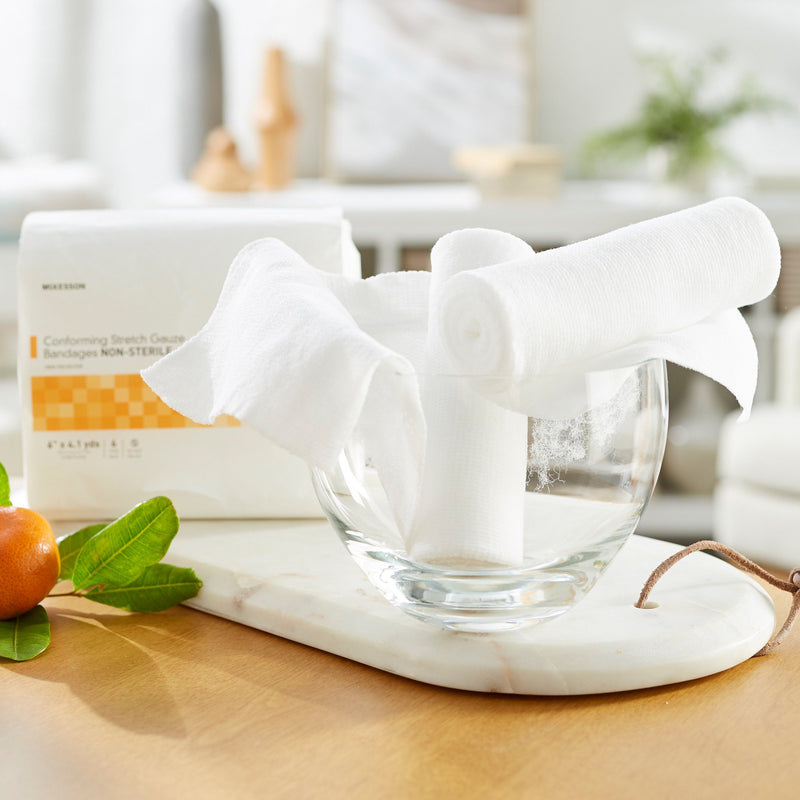 McKesson NonSterile Conforming Bandage, 6 Inch x 4-1/10 Yard