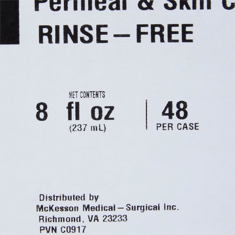 McKesson Rinse-Free Perineal Wash, Herbal Scent, 8 oz Pump Bottle