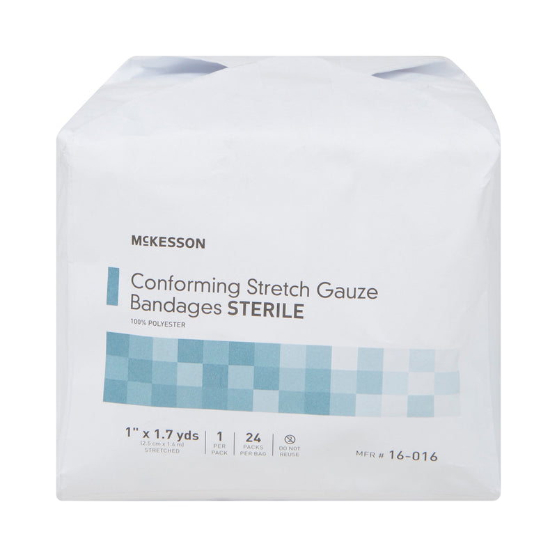 McKesson Sterile Conforming Bandage, 1 Inch x 1-7/10 Yard