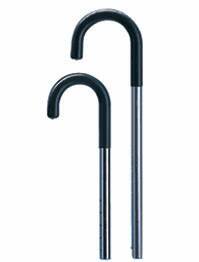 Carex® Round Cane, Aluminum, 29 - 38 in., Adjustable, Silver