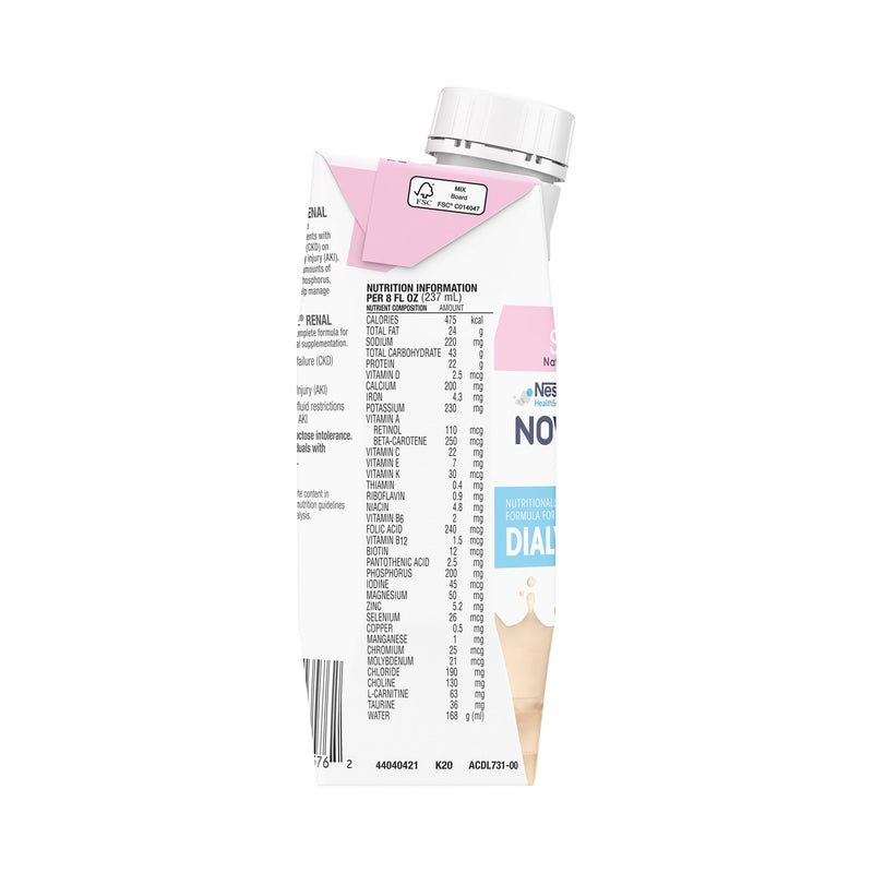 Novasource® Renal Strawberry Oral Supplement, 8 oz. Carton