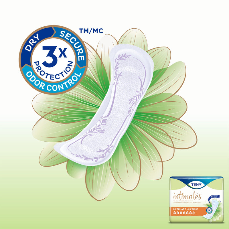 Tena® Intimates™ Ultimate Bladder Control Pad, 16-Inch Length