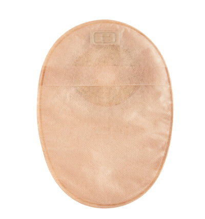 Esteem® + One-Piece Closed End Transparent Filtered Ostomy Pouch, 8 Inch Length, 1 Inch Stoma