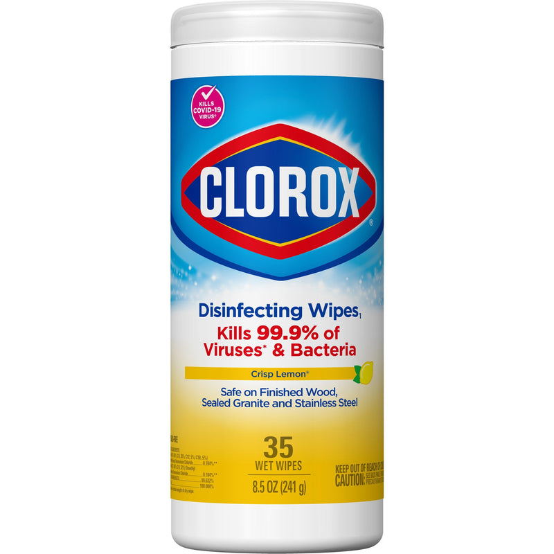 Clorox® Surface Disinfectant Wipes, Small Canister