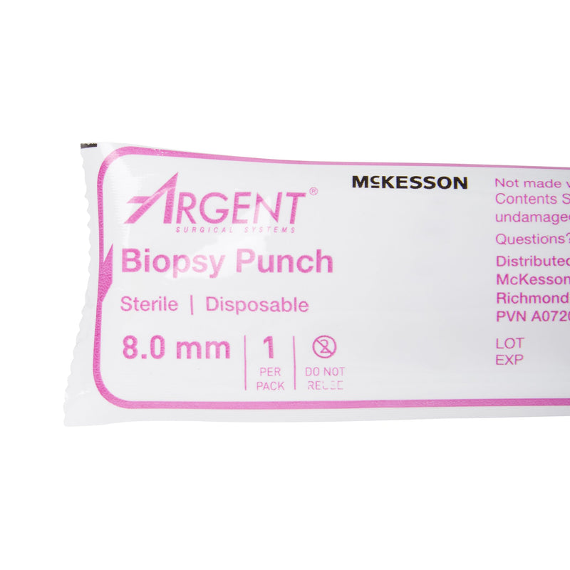 McKesson Argent™ Disposable Biopsy Punches, 8.0 mm