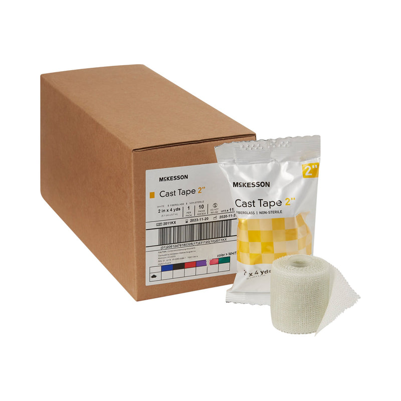 McKesson White Cast Tape, 2 Inch x 4 Yard