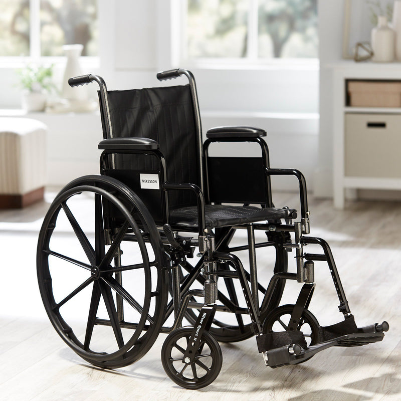 McKesson Wheelchair, 16 Inch Seat Width