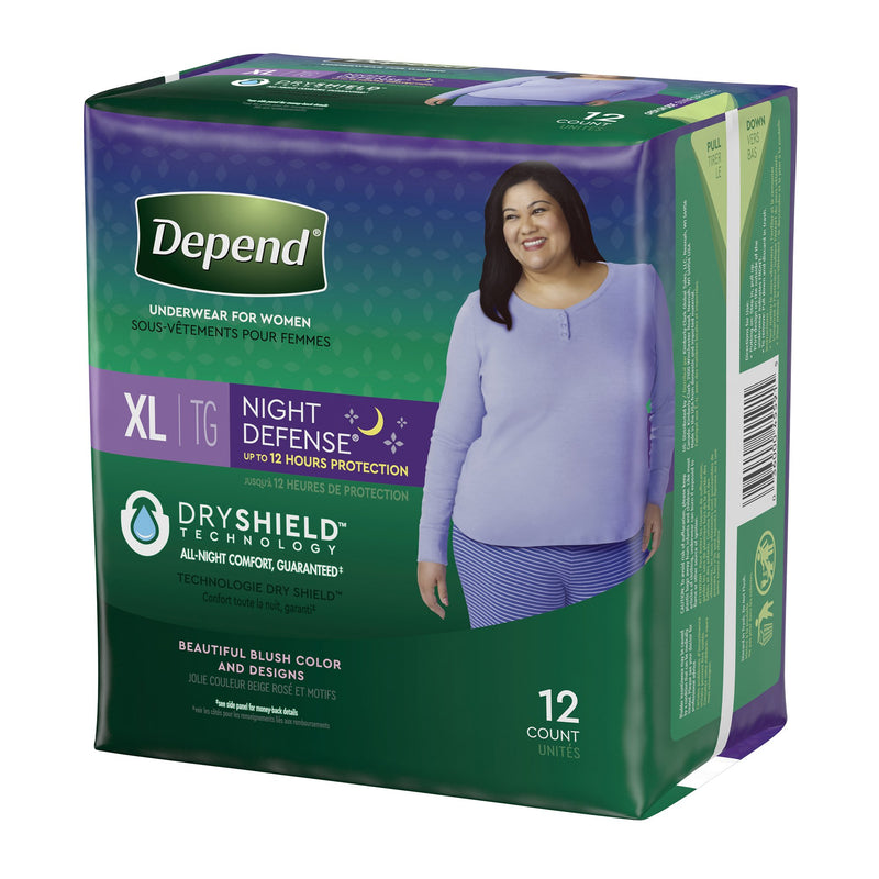 Depend® Night Defense® Maximum Absorbent Underwear, Extra Large