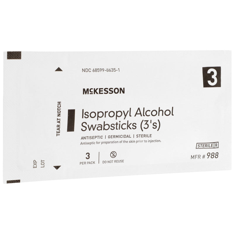 McKesson Impregnated Swabstick, 70% Isopropyl Alcohol