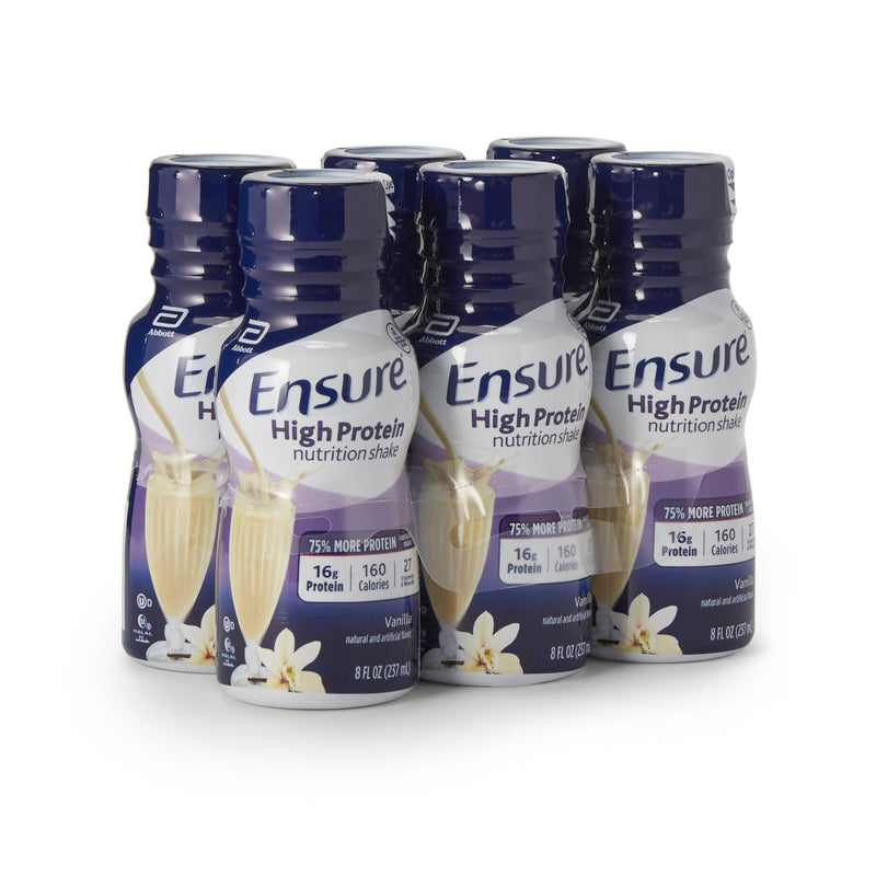 Ensure® High Protein Shake Vanilla Oral Supplement, 8 oz. Bottle