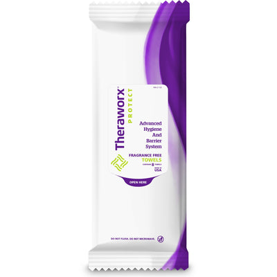 Theraworx® Unscented Bath Wipe, 8 Count