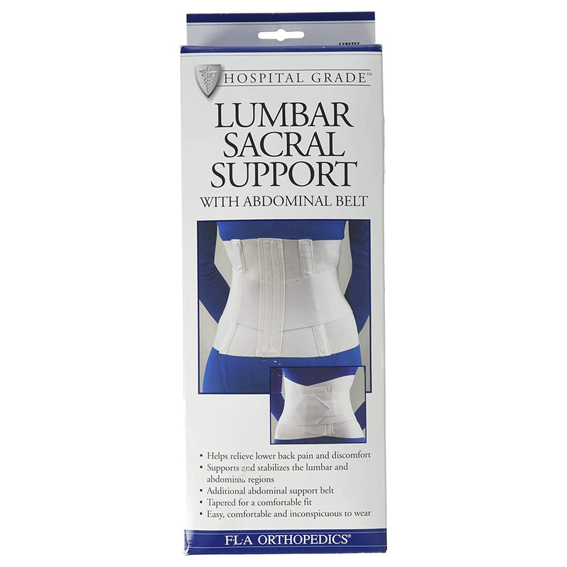FLA Orthopedics Lumbar Sacral Support with Abdominal Belt, 3X-Large