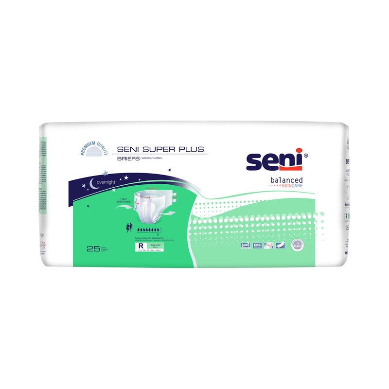 Seni® Super Plus Severe Absorbency Incontinence Brief, Regular