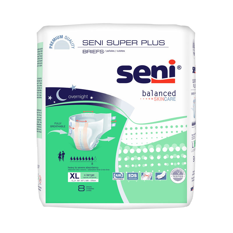 Seni® Super Plus Heavy to Severe Absorbency Incontinence Brief, Extra Large