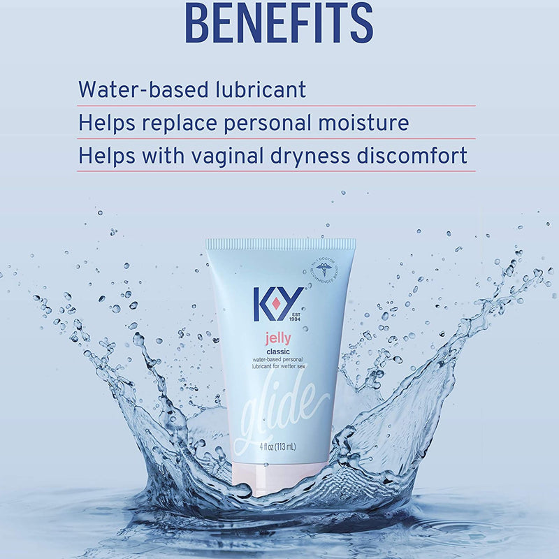 K-Y® Personal Lubricant, 4 oz. Tube