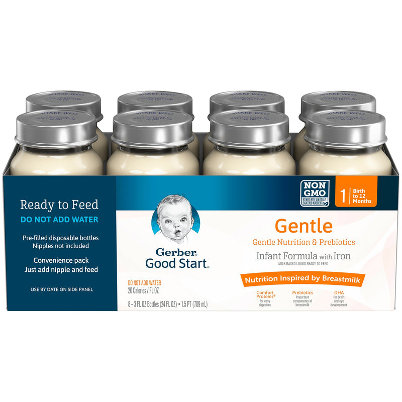 Gerber® Good Start® Gentle NonGMO Ready to Use Infant Formula, 3 oz. Bottle