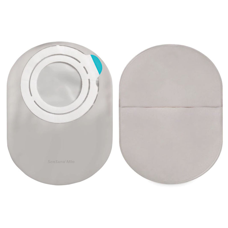 SenSura® Mio Flex Two-Piece Closed End Transparent Filtered Ostomy Pouch, Maxi Length, 70 mm Flange