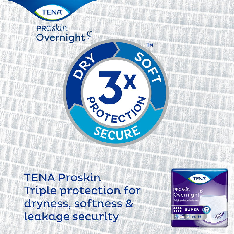 Tena® Overnight Super Absorbent Underwear, Large