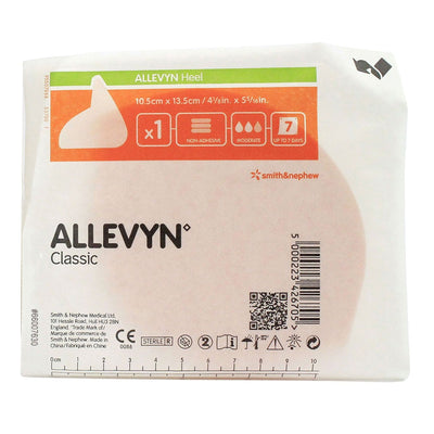 Allevyn Nonadhesive without Border Foam Dressing, 4½ x 5½ Inch