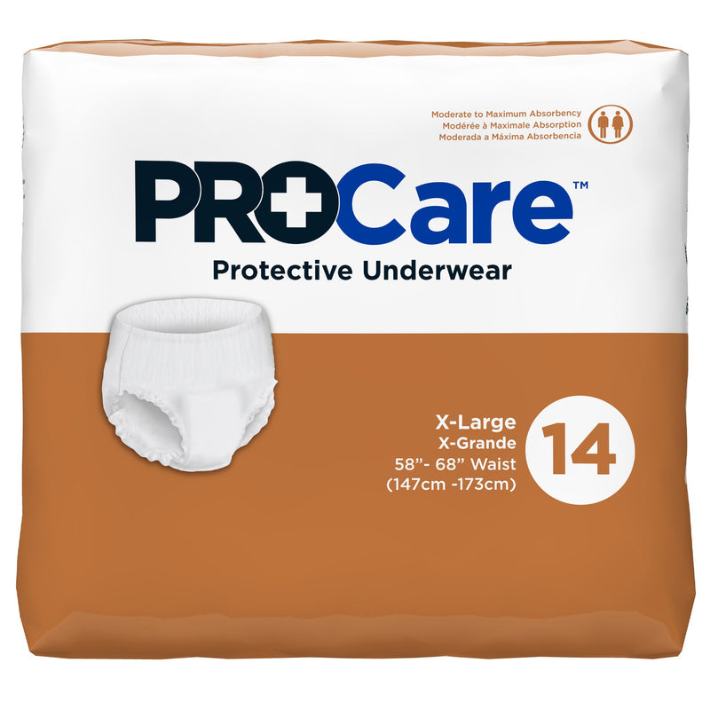 ProCare™ Moderate to Maximum Absorbent Underwear, Extra Large
