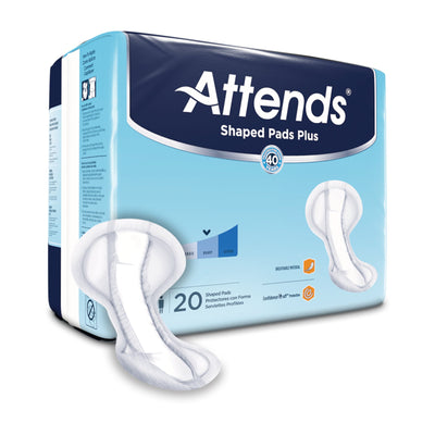 Attends® Shaped Pads Plus