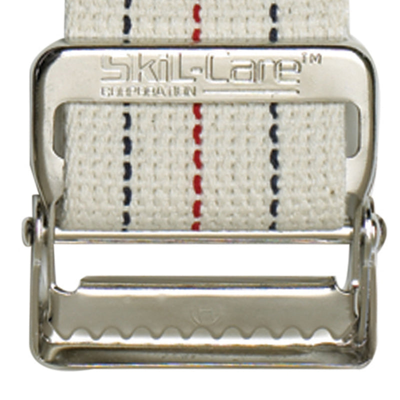 SkiL-Care™ Standard Gait Belt with Metal Buckle, Pinstripe, 60 Inch
