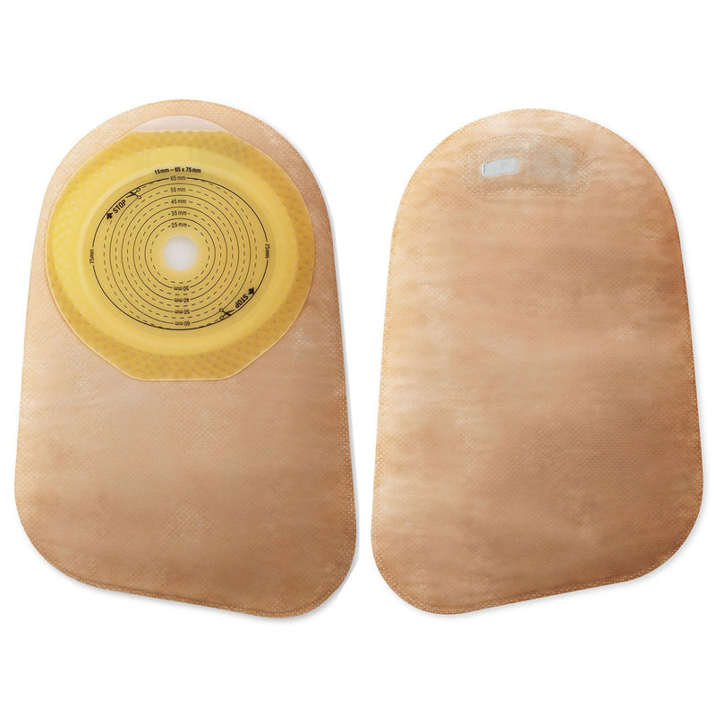 Premier™ One-Piece Closed End Beige Colostomy Pouch, 9 Inch Length, 1-3/16 Inch Stoma