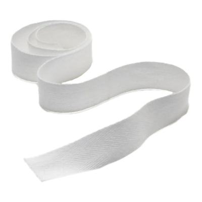 Cotton Twill Tape, 1/2 Inch x 36 Yard, White