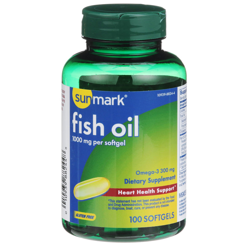 sunmark® 1000 mg Strength Fish Oil Omega-3 Supplement