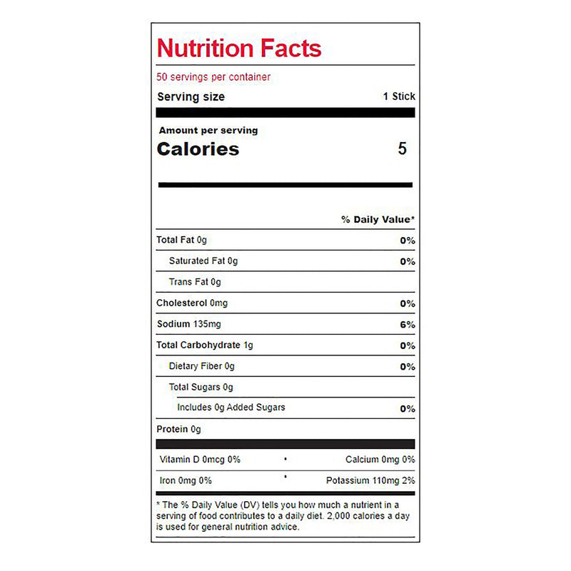 Sqwincher® Quik Stik® Zero Fruit Punch Electrolyte Replenishment Drink Mix, 0.11 oz. Packet